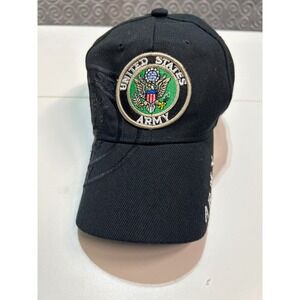 United States Army Baseball Cap Hat Military‎ Veteran Black